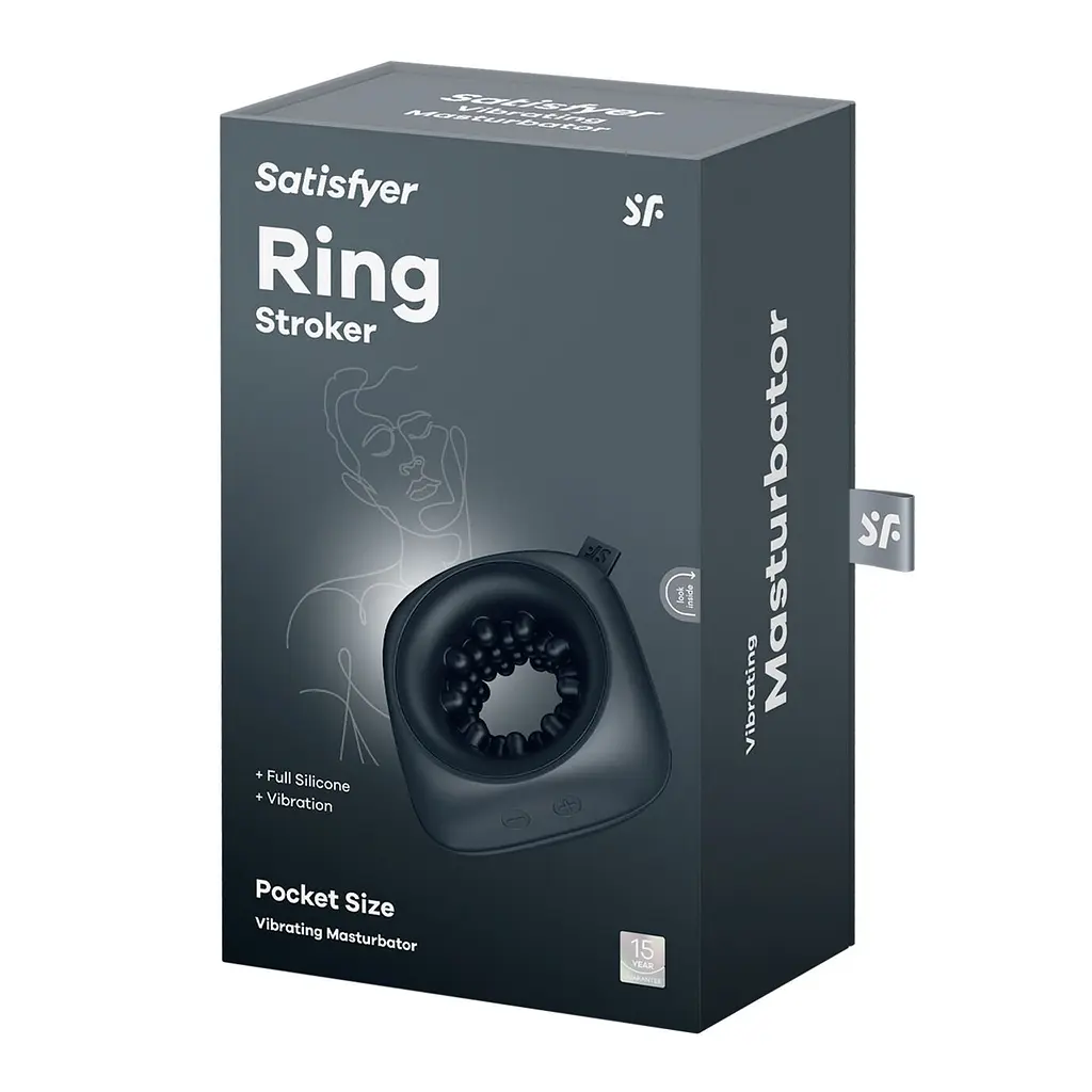 Мастурбатор Satisfyer Ring Stroker, 12 режимів вібрації, універсальний, компактний - фото 6