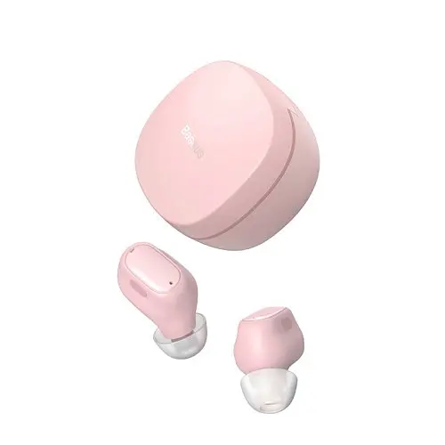 Навушники Baseus Bowie WM01 True Wireless Earphones рожевий NGTW370004 - фото 4