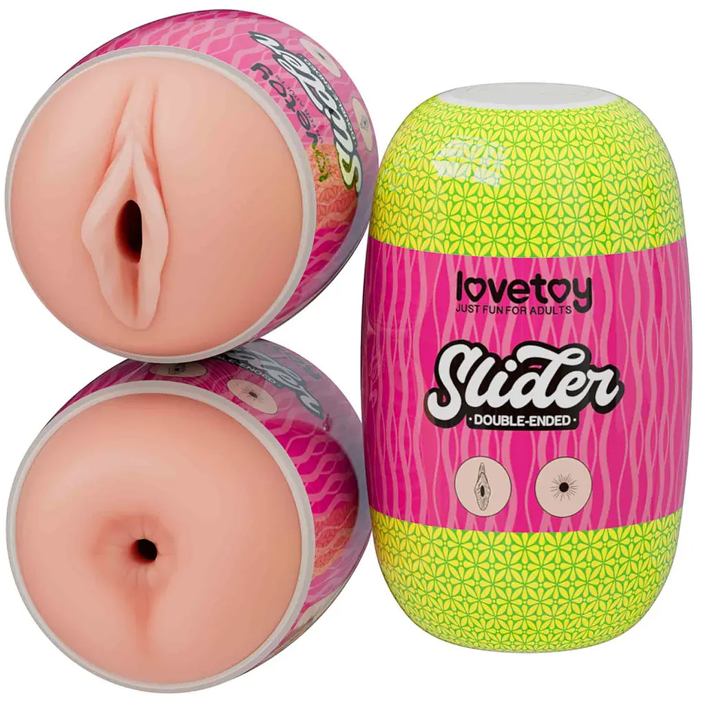 Мастурбатор - Slider Double-Ended Masturbator Vagina and Anus Flesh