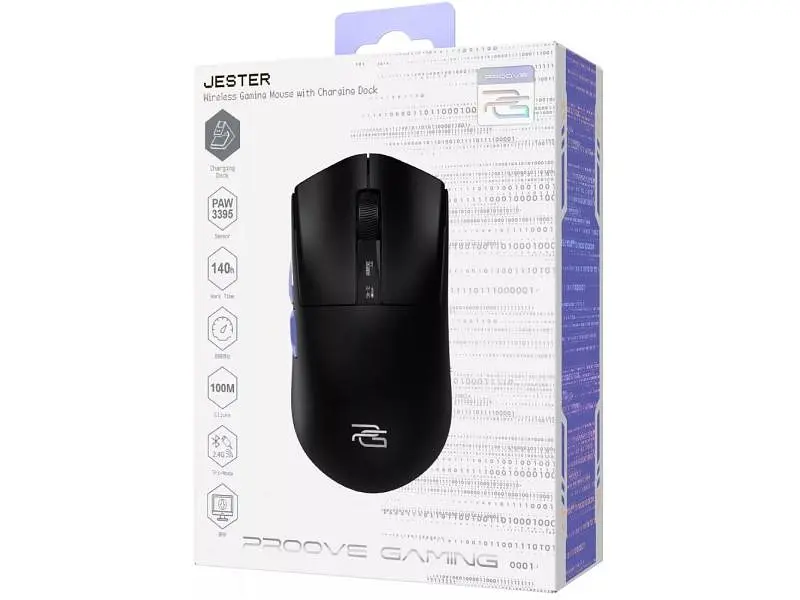 Миша Proove Gaming Jester with Charging Dock Black/Purple (WMJSCD022016) - фото 6