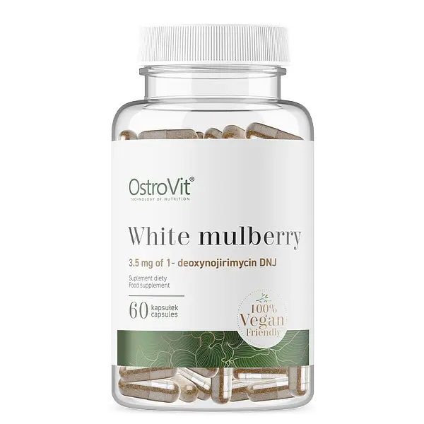 Натуральна добавка Vege White Mulberry, 60 вегакапсул OstroVit vit0004229 - фото 2