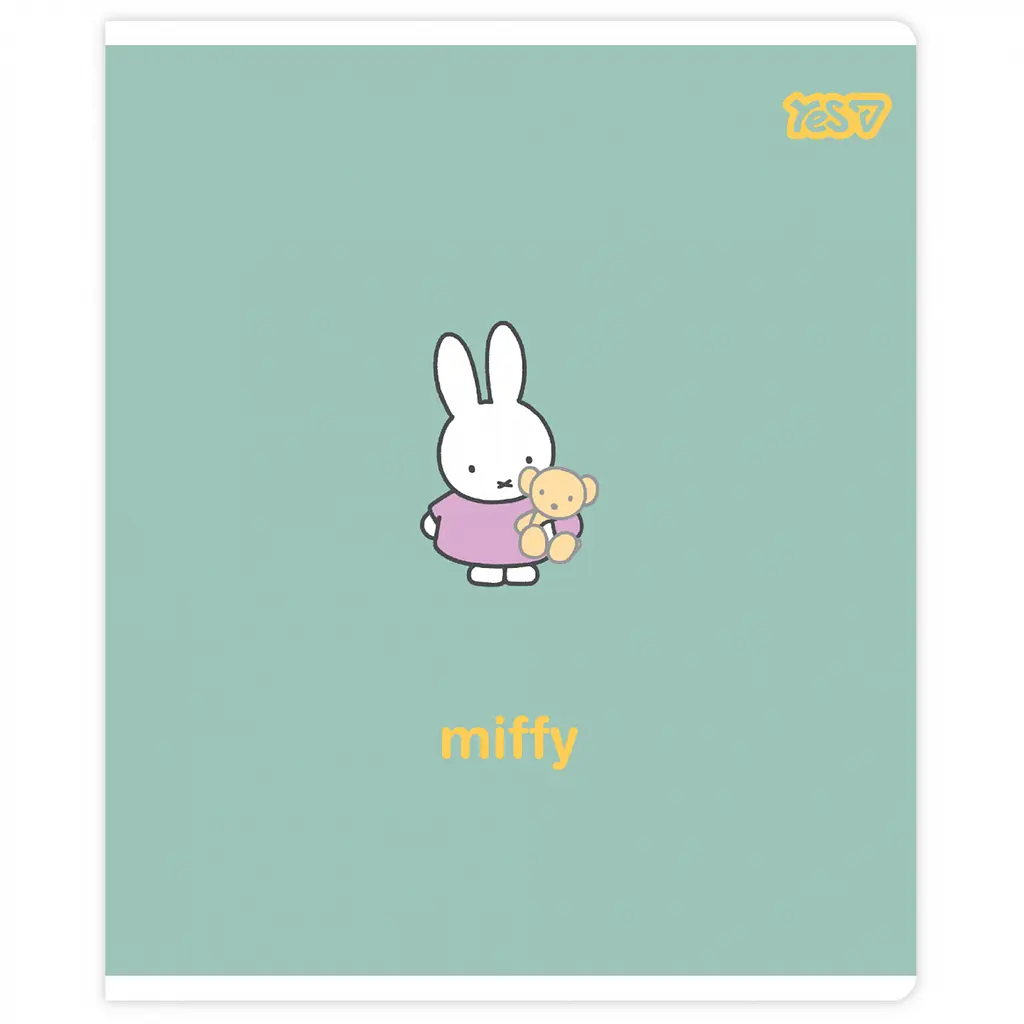 Зошит учнівський Yes Miffy Bunny А5 18 аркушів клітинка 10 шт. (768598) - фото 4