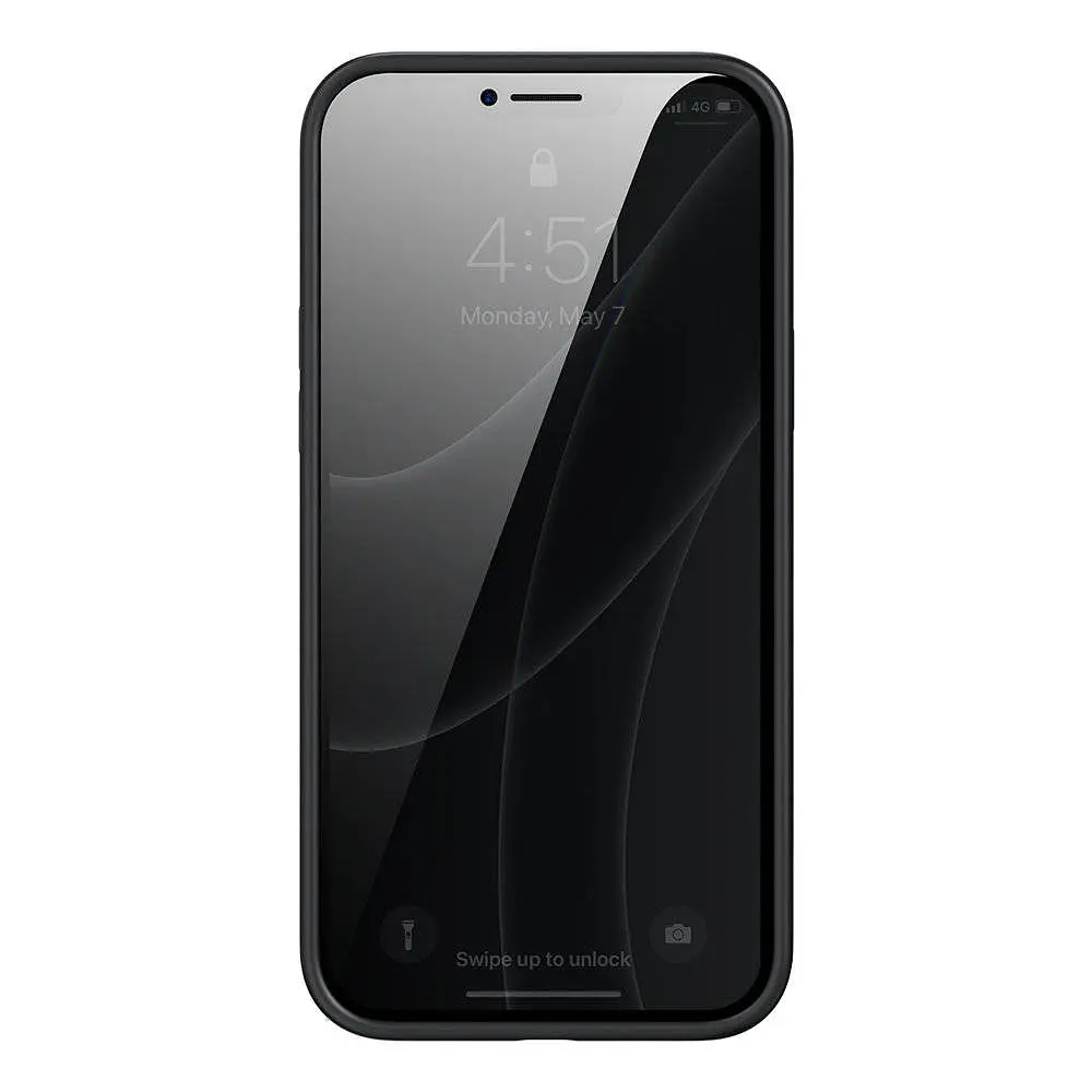 Чохол Baseus Liquid Silica Gel Protective Case For iPhone 13 Pro Black - фото 2