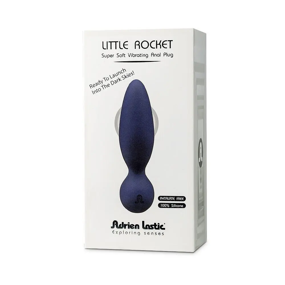Анальна вібропробка Adrien Lastic Little Rocket макс. діаметр 3,5 см, soft-touch - фото 5