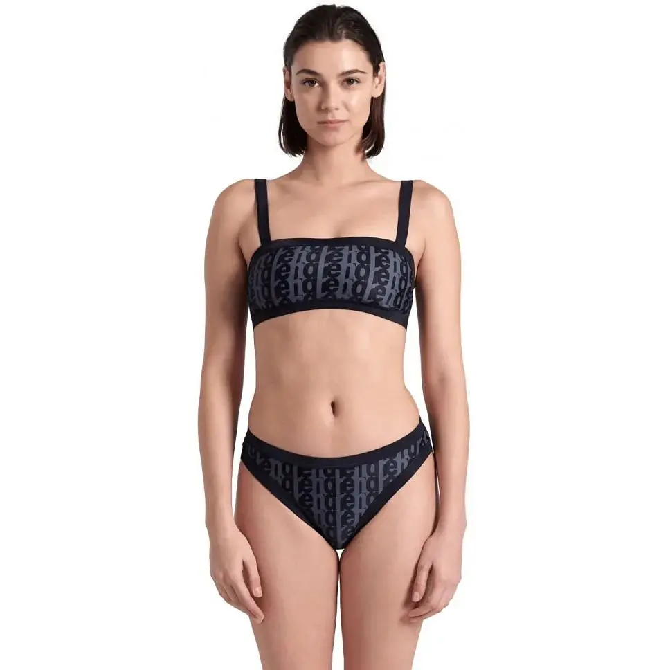 Купальник Arena Monogram Bikini Bandeau Black/Multi L (1097-007046-551 L) - фото 3