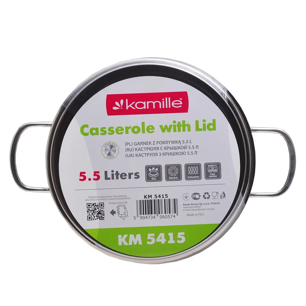 Каструля Kamille KM-5415 5,5л - фото 9