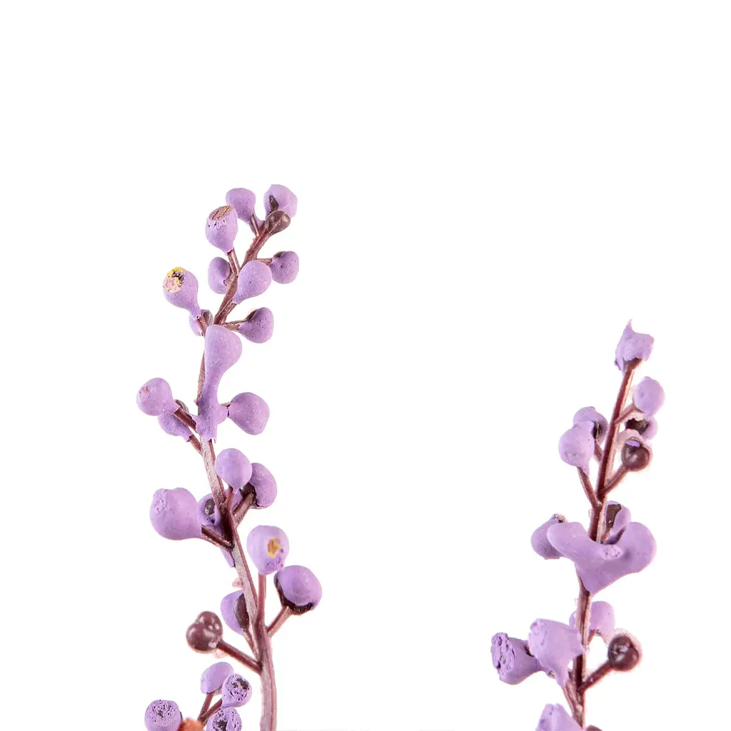 Горщик зі штучною рослиною МВМ My Home, 23 см, зелений (DH-FLOWERS-21 PURPLE/GREEN) - фото 3