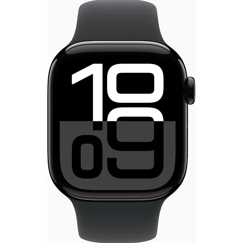 Смарт-годинник Apple Watch Series 10 GPS 42mm Jet Black Alu. Case w. Black Sport Band - S/M (MWWE3) - фото 2