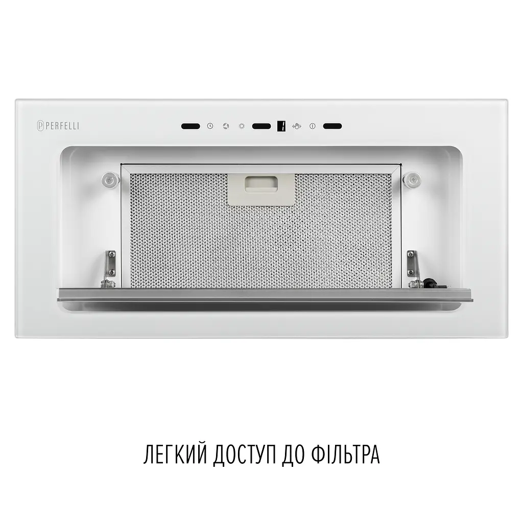 Витяжка повновбудована PERFELLI DESIGN VISION 6 BIANCO SILENZIO - фото 8