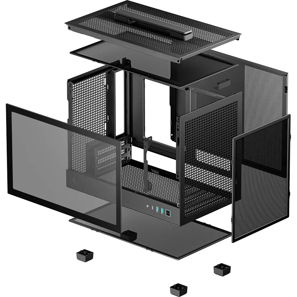 Корпус Deepcool CH160 Black (R-CH160-BKNGI0-G-1) [146746] - фото 10