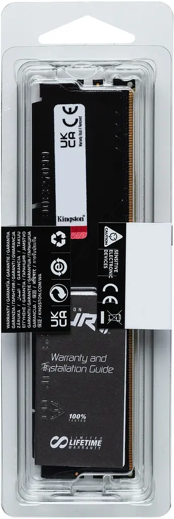 Модуль пам'яті DDR5 32GB/5600 Kingston Fury Beast Black (KF556C40BB-32) - фото 5
