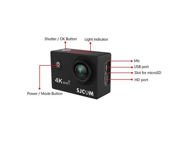 Екшн-камера SJCAM SJ4000 Air Black - фото 11