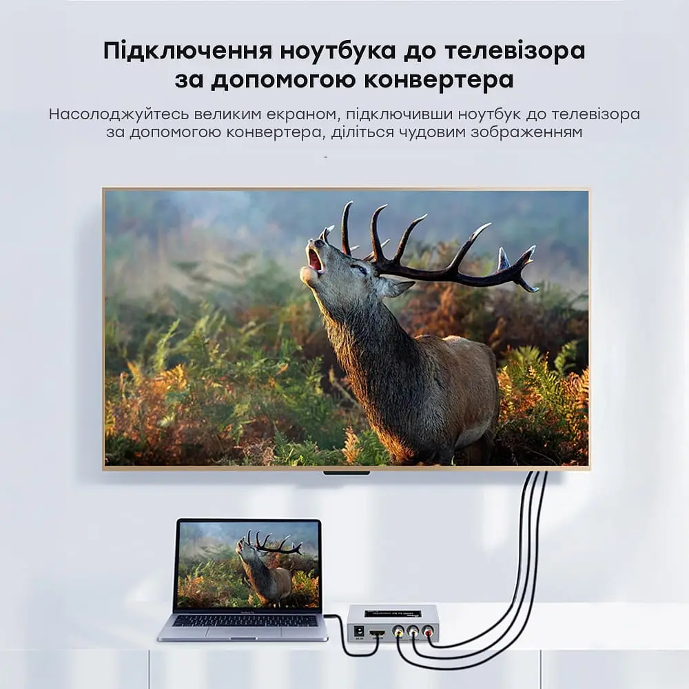 Конвертер відеосигналу AV-HDMI Dtech DT-7005A (74-00136) - фото 13