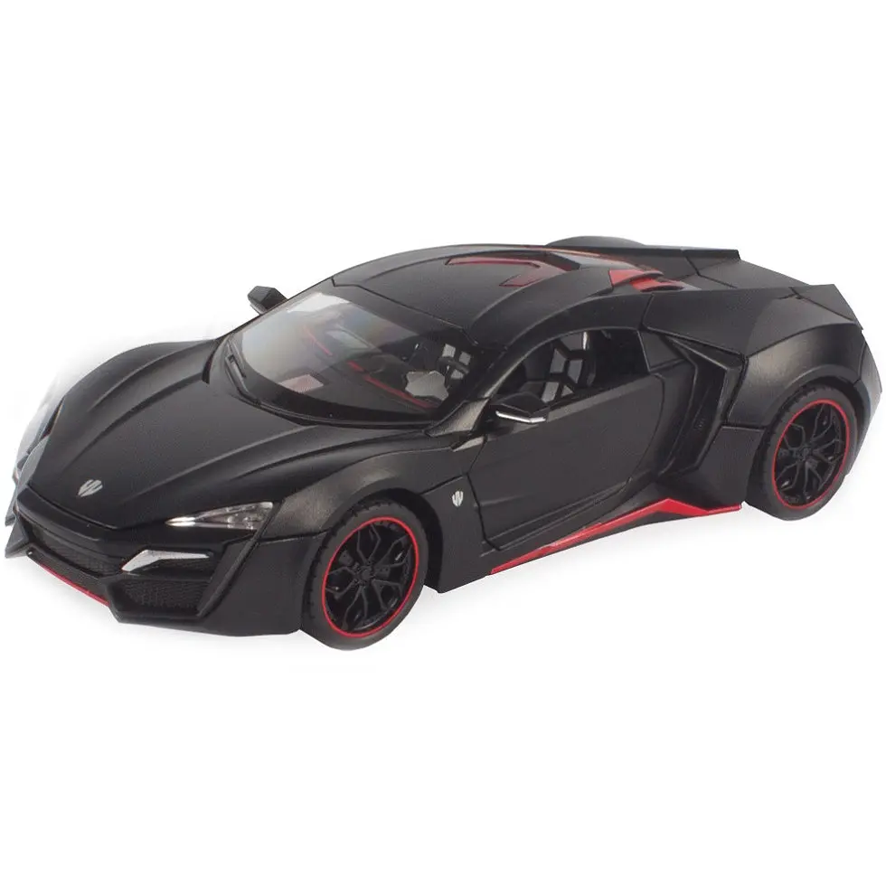 Колекційна металева модель гіперкара АвтоЕксперт Lykan HyperSport з інерцією, світлом та звуком 1:24