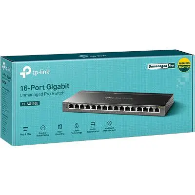 Комутатор мережевий TP-Link (TL-SG116E) - фото 3