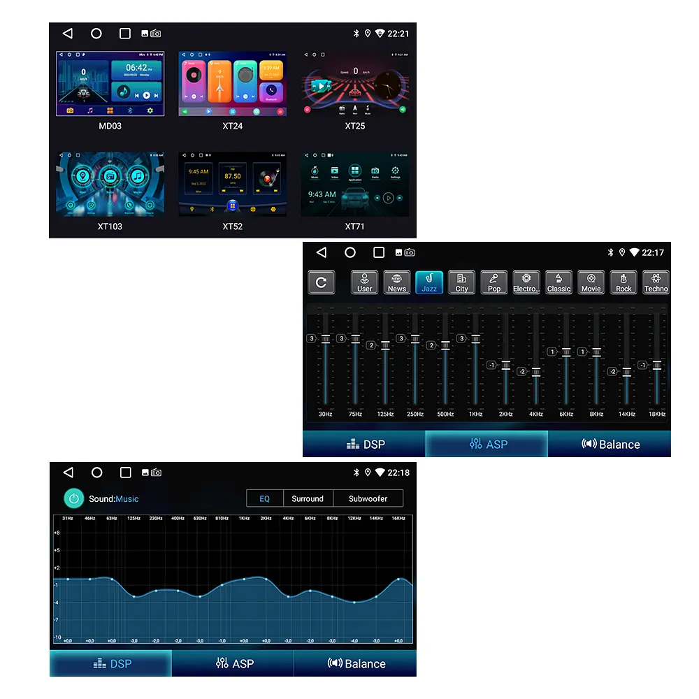 Мультимедійна станція XPRO 2Din на Android з екраном 8'' Ram 2+ Storag 32 - 7723 (42990-7723A_1706) - фото 9