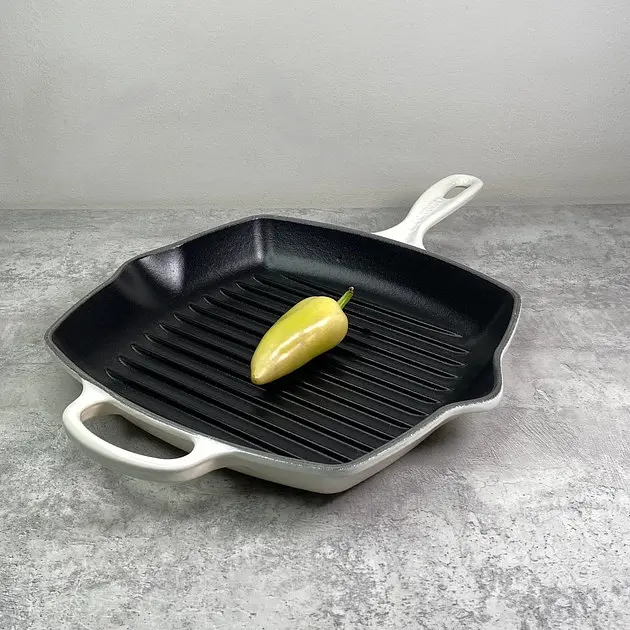 Сковорода-гриль Le Creuset Square Grillet 26 см безе 20183267160422