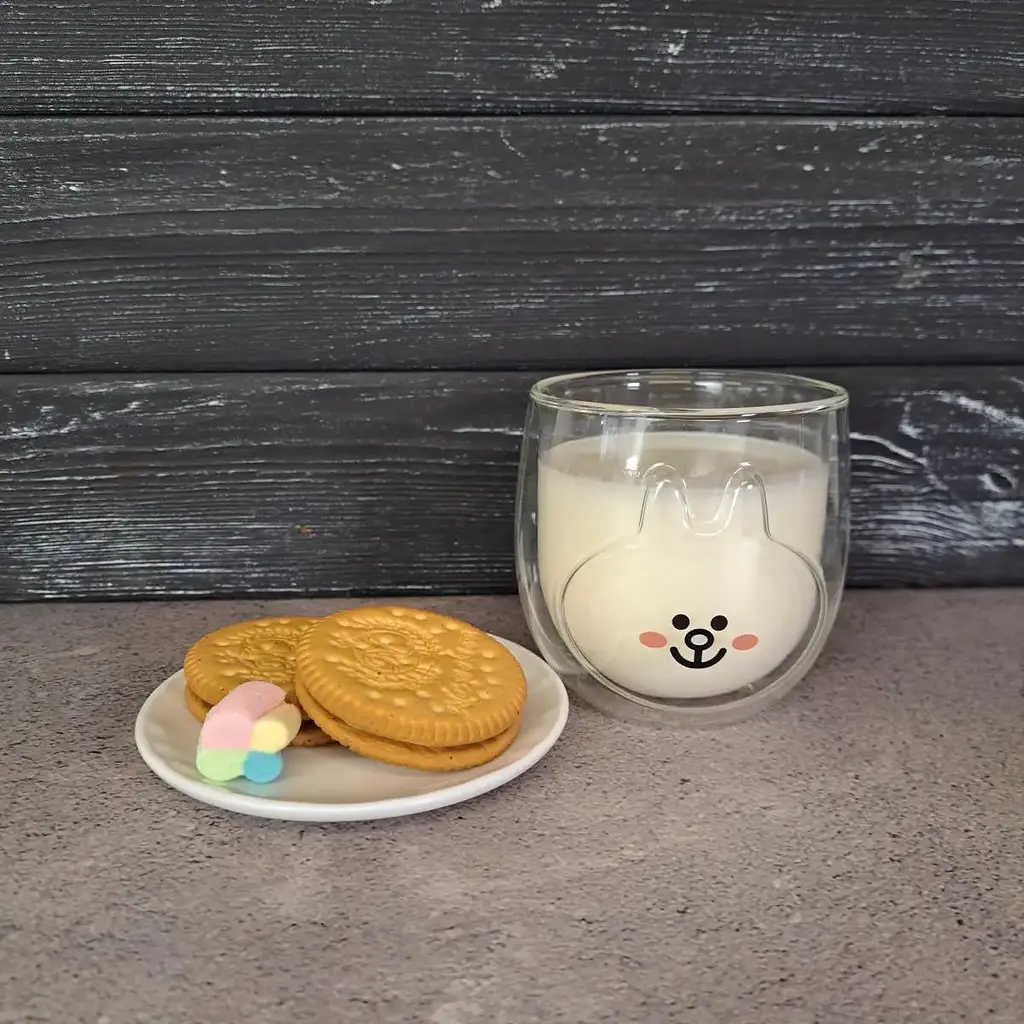 Набір склянок Vittora Rabbits з подвійним дном 300 мл 2 шт. (133107) - фото 3