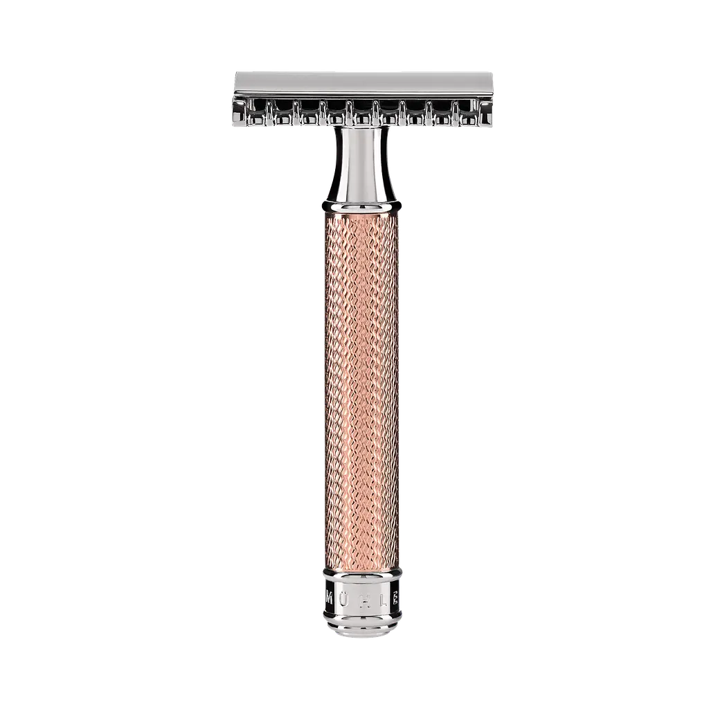 Станок для Гоління Т-подібний Muhle R41 Rosegold Traditional Razor Open Comb