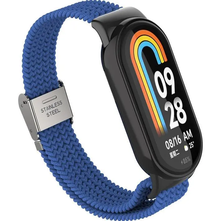 Ремінець ArmorStandart Braided Solo Loop для Xiaomi Smart Band 8 / 9 / 10 Blue (ARM86880) [94765] - фото 2