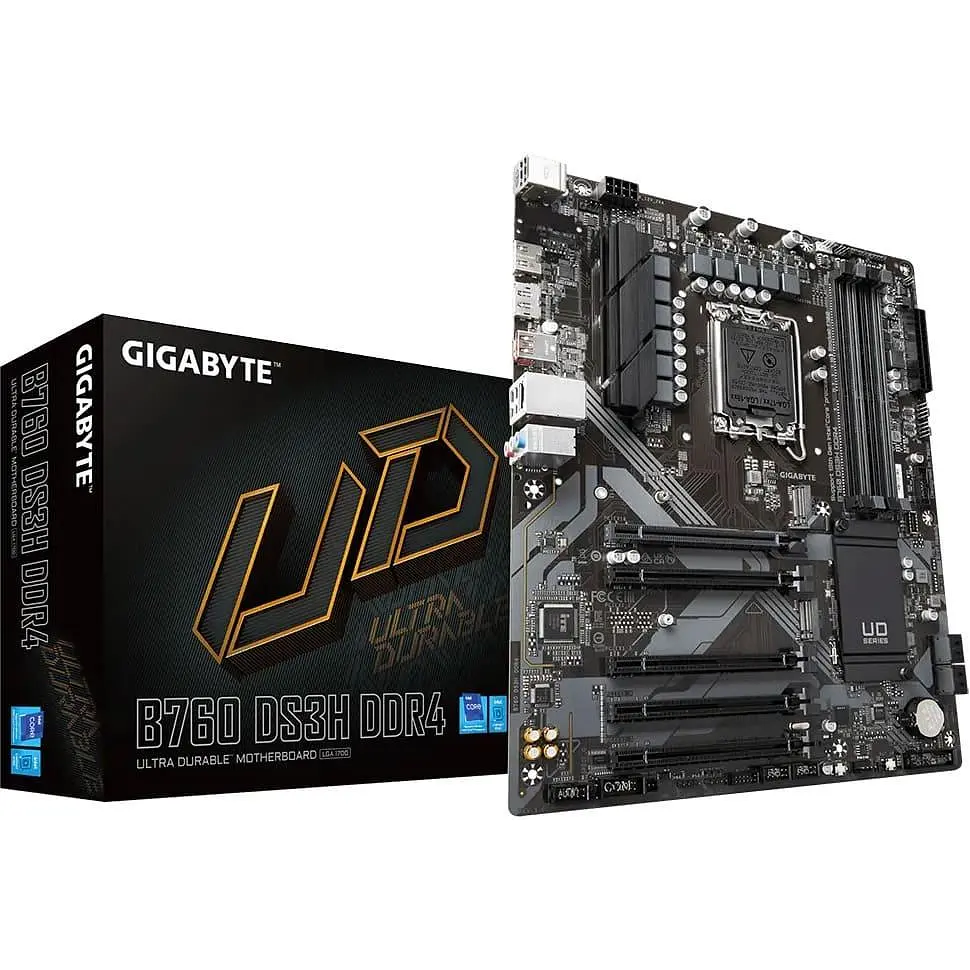 Материнська плата Gigabyte B760 DS3H DDR4 (B760 DS3H DDR4) (Socket 1700, Intel B760, ATX) - фото 5