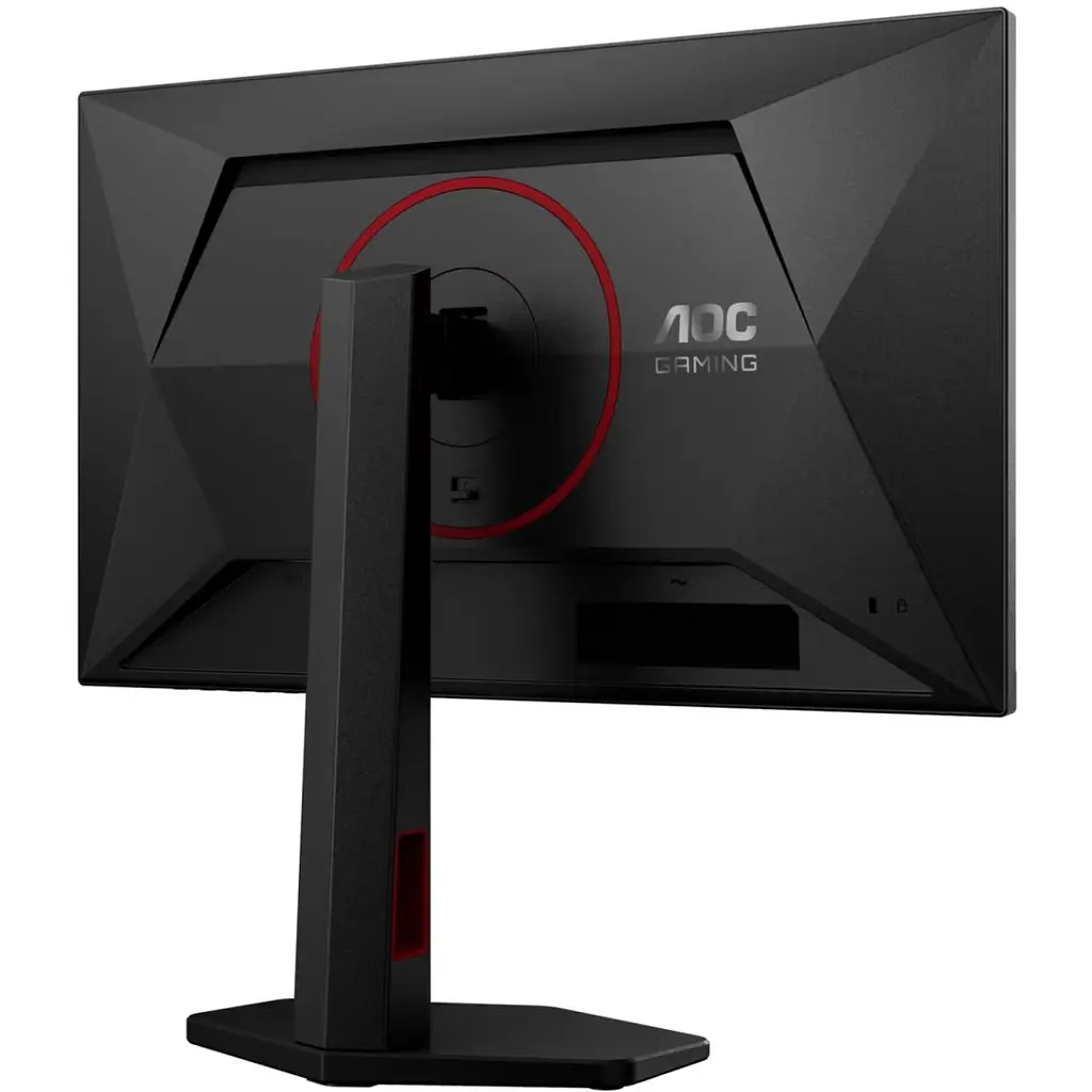 Монітор TFT 23.8" AOC 24G4ZR, Fast IPS, 260Гц, 2xHDMI, DP, HAS, Pivot, чорно-червоний (24G4ZR) - фото 5