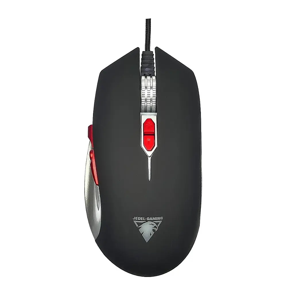Ігрова миша Jedel GM1079 3200 DPI з RGB підсвічуванням чорна - фото 4