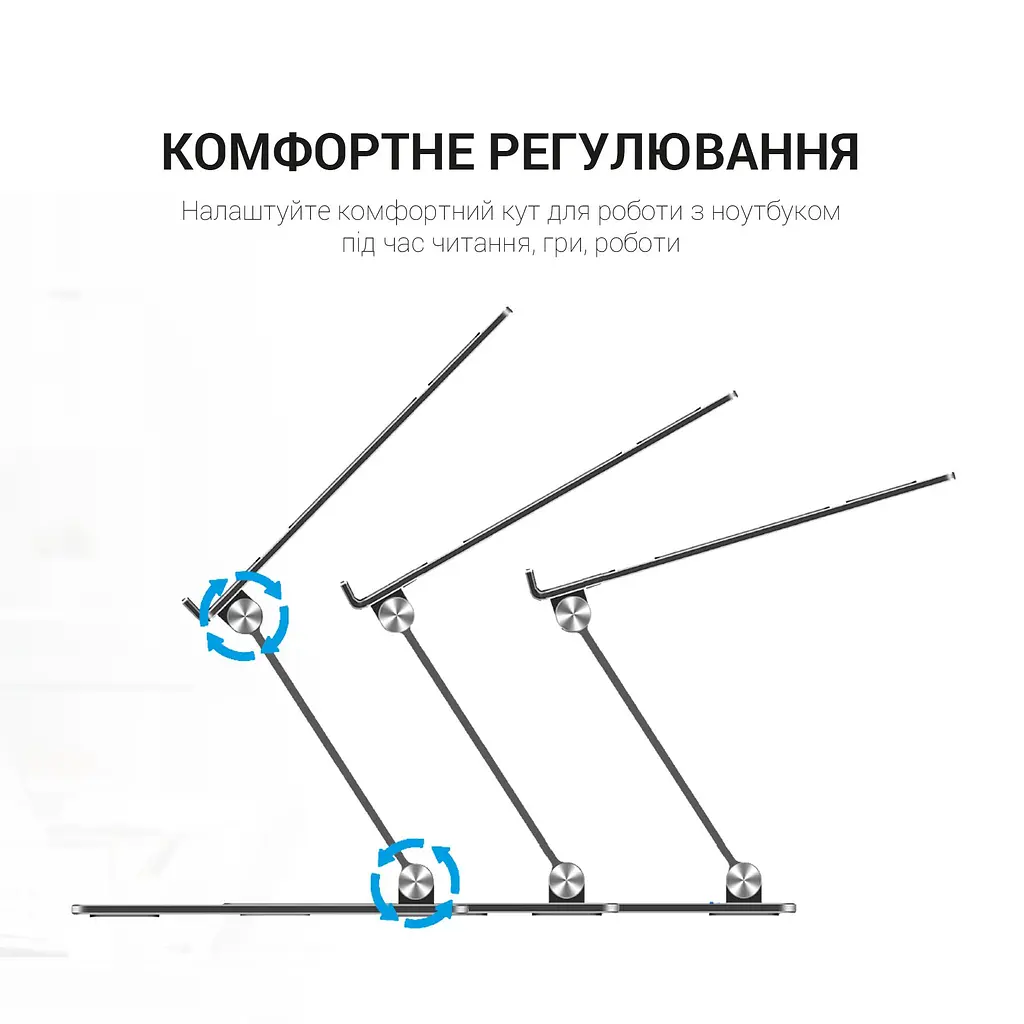Підставка для ноутбука OfficePro 17,3" Grey (LS111G) - фото 11