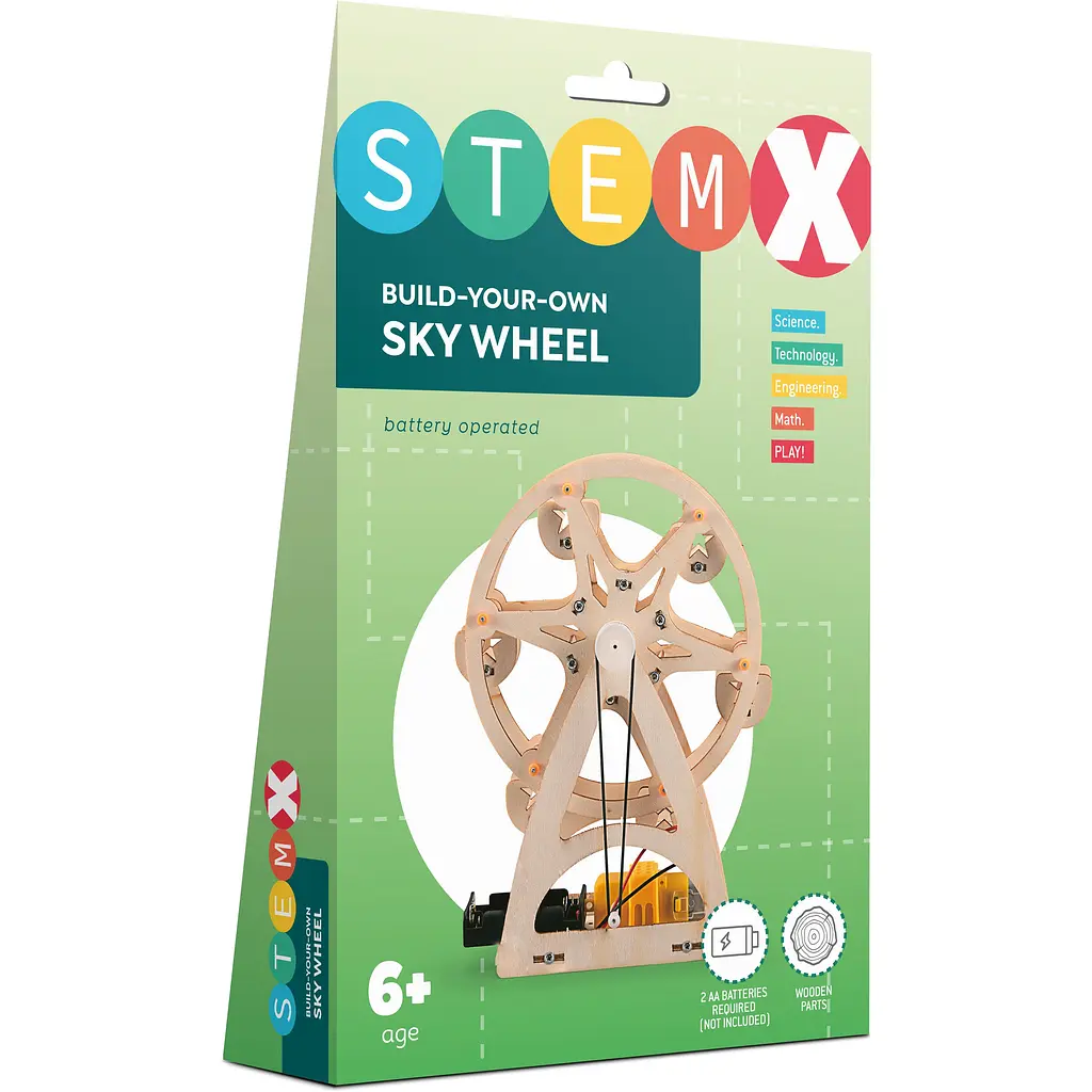 Конструктор Stem деревянный Колесо обзора (7078462) - фото 2