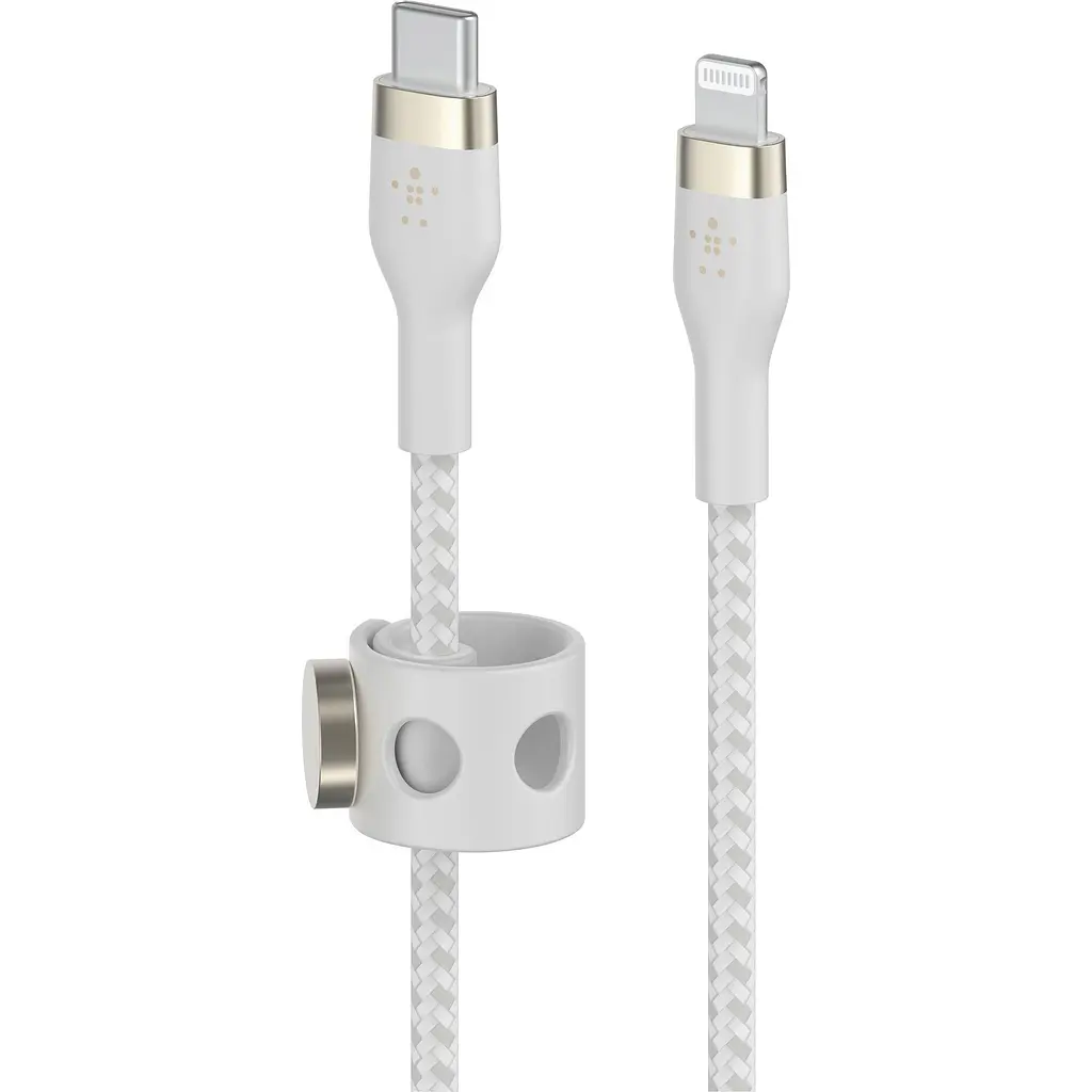 Кабель Belkin Boost Up Charge Pro Flex USB-C to Lightning 1m White (CAA011BT1MWH) [158813] - фото 2