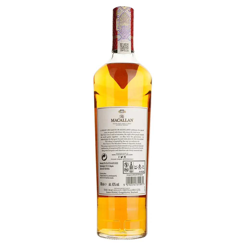 Віскі The Macallan A Night On Earth Highland Single Malt Scotch Whisky 43% 0.7 л - фото 3