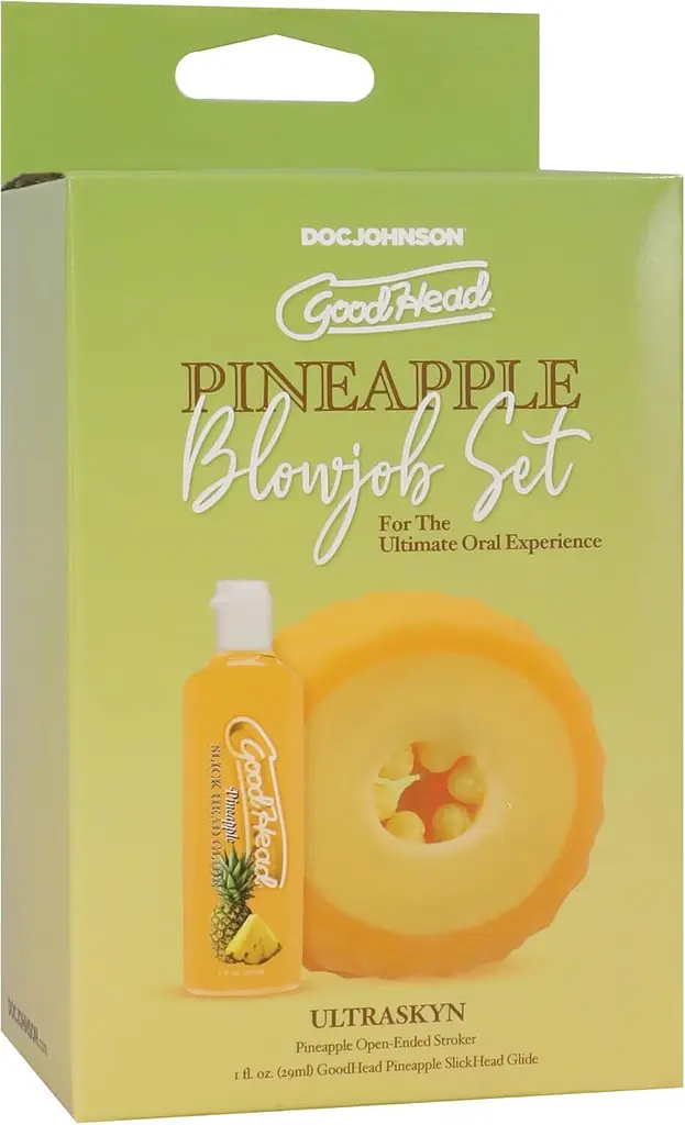 Набір для мінету Doc Johnson GoodHead Pineapple Blowjob Set - фото 5