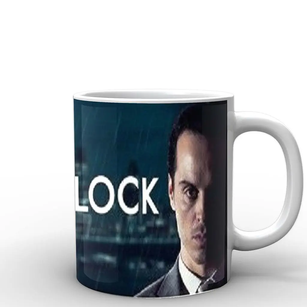 Кухоль GeekLand Шерлок Холмс Sherlock Enemies SH.002.02 330 мл білий - фото 3