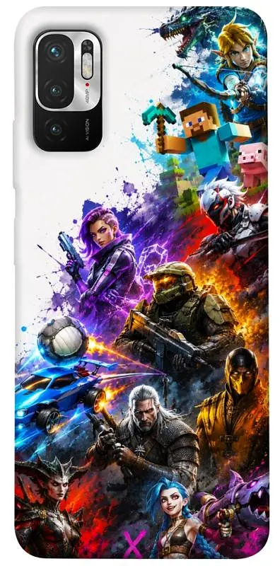 TPU чохол Demsky Gameverse для Xiaomi Redmi Note 10 5G