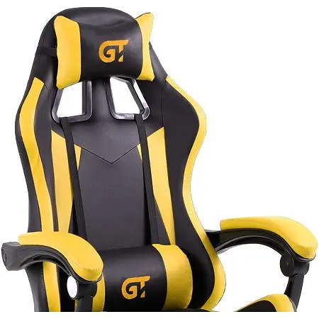 Геймерське крісло GT Racer X-2323 Black/Yellow [122608] - фото 7