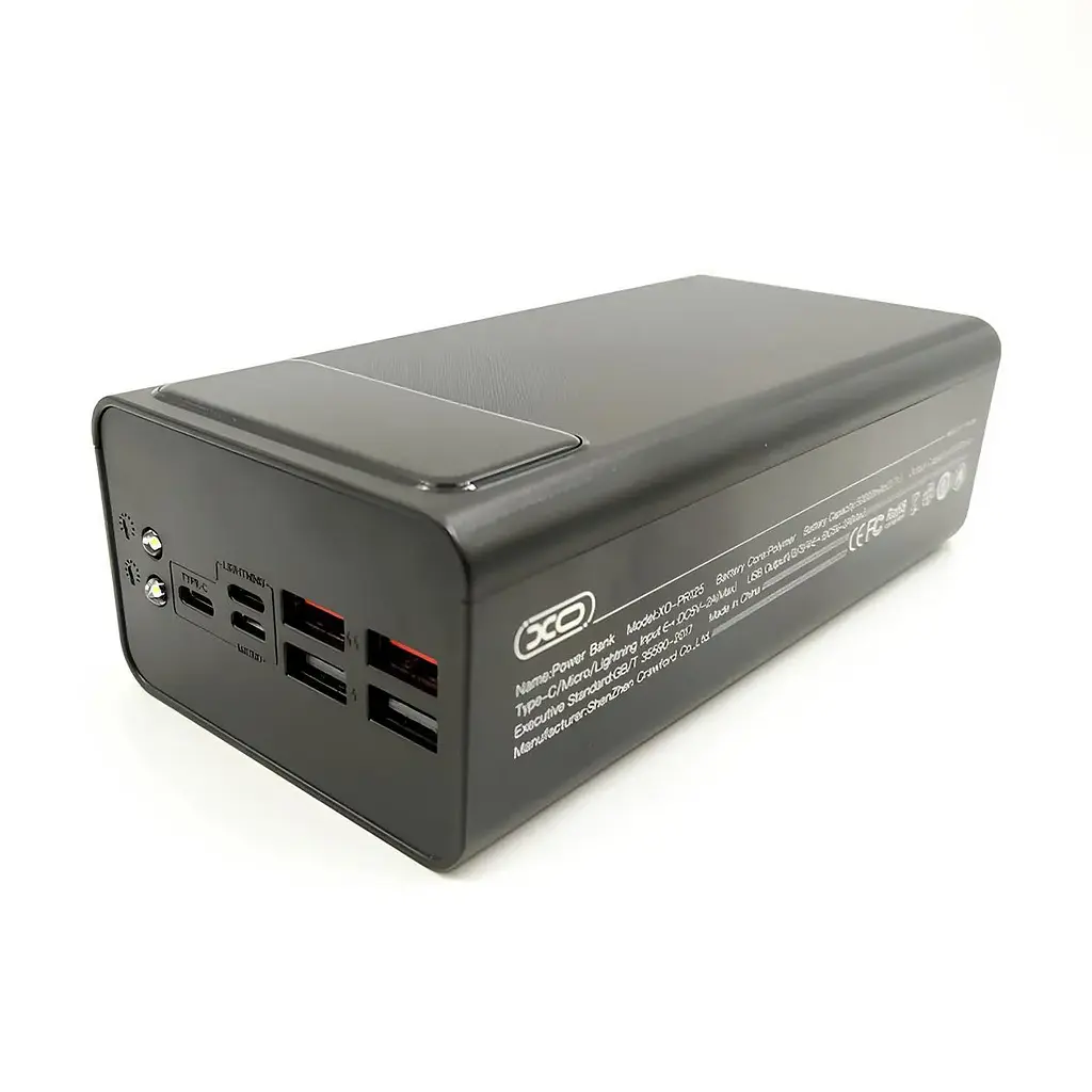 Внешний аккумулятор Profit SP05 50000mAh 22,5W+PD20W с фонариком LED черный - фото 3