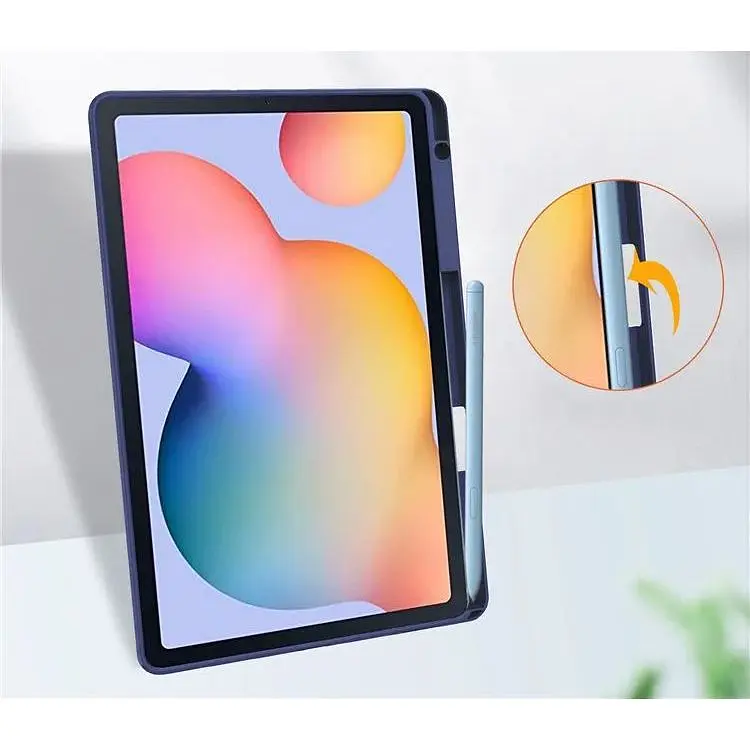 Чехол-книжка BeCover Soft Edge с креплением для стилуса для Samsung Galaxy Tab S6 Lite -2024 10.4" P620/P625/P627 Deep Blue (710837) - фото 4