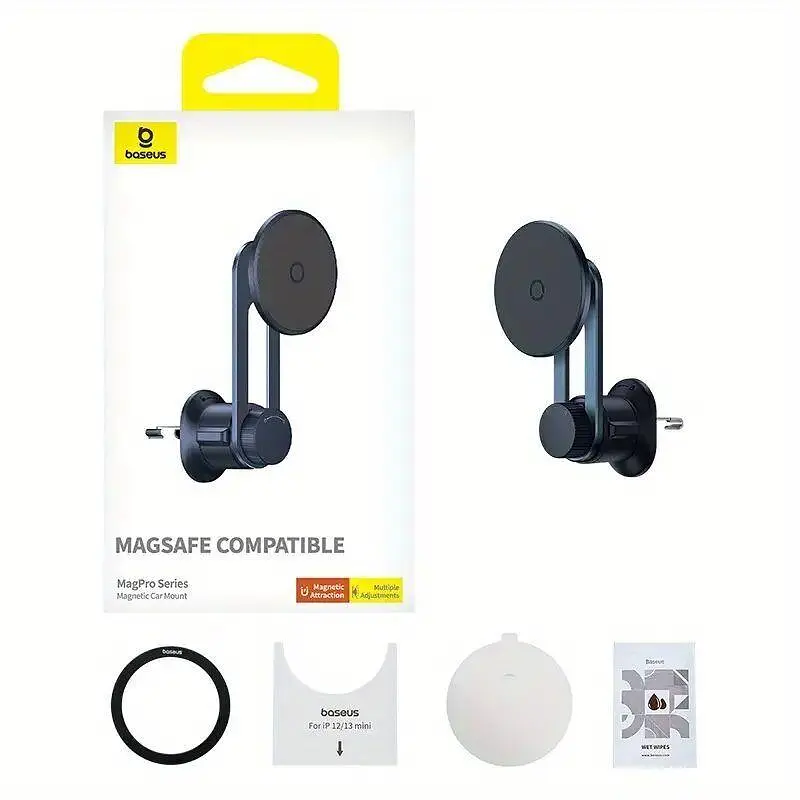 Автомобільний тримач холдер Baseus MagPro Series Magnetic Car Mount C40161200121-00 Black - фото 7