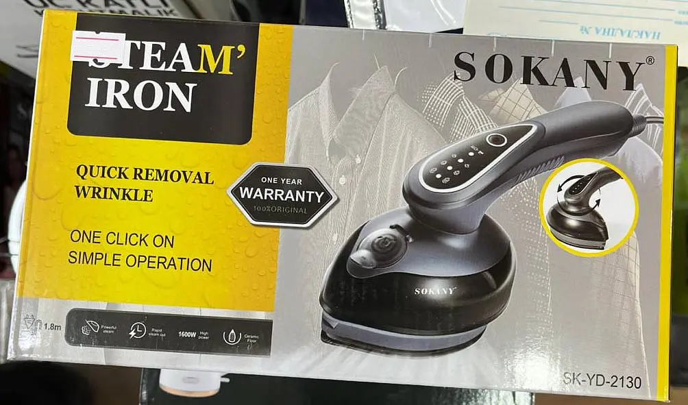 Отпариватель дорожный Sokany SK-YD-2130 мини-утюг для глажения и отпаривания 1600 Вт - фото 10