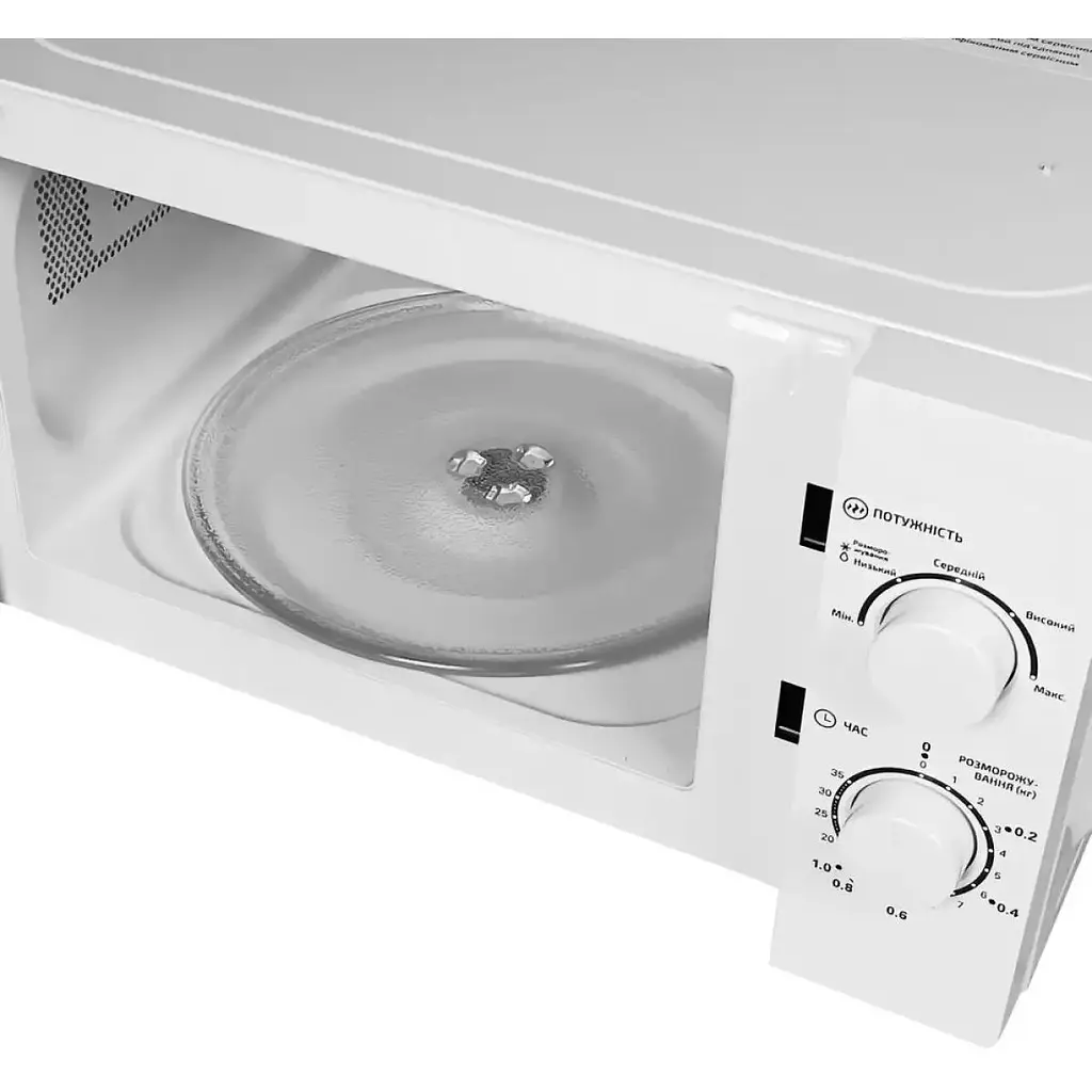 Микроволновая печь Grunhelm 20MX750-W 700 Вт 20 л белая (138239) - фото 5