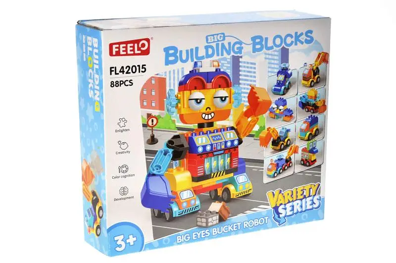 Конструктор FL42015 "Робот" 88 дет. р.30x8x26 см YG Toys