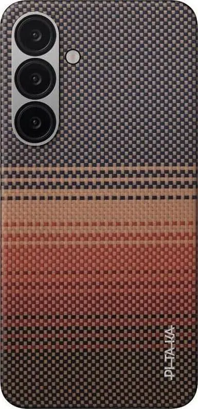 Чохол протиударний Pitaka Tactile Woven Edge Case MagSafe для Samsung Galaxy S25 (S931) Sunset KS2503 - фото 9