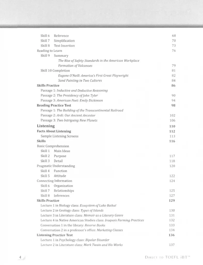 Direct to TOEFL IBT: Student Book + Website Pack - фото 4