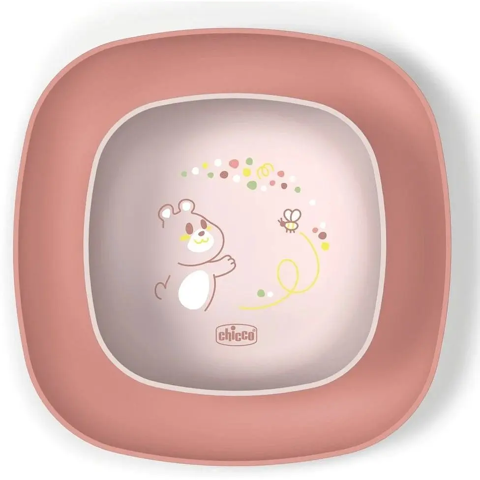 Набір тарілок Chicco Dish Set  2 шт. рожевий (16002.15) - фото 2
