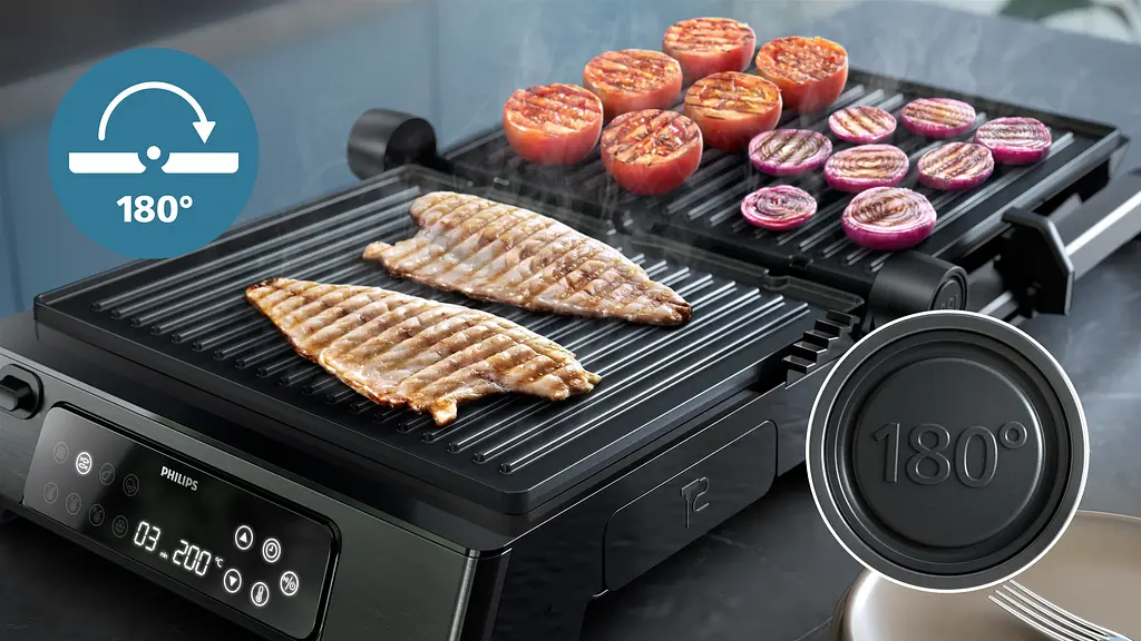 Гриль Philips Series 7000 черный (HD6307/70) - фото 8