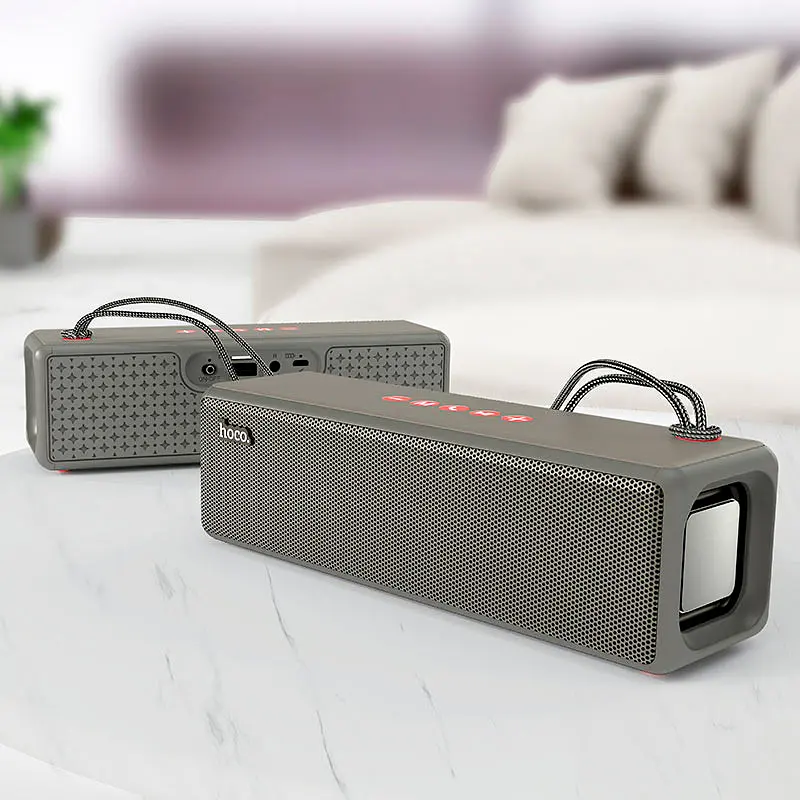 Бездротова Bluetooth-колонка з функцією TWS Hoco HC3 Grey - фото 2