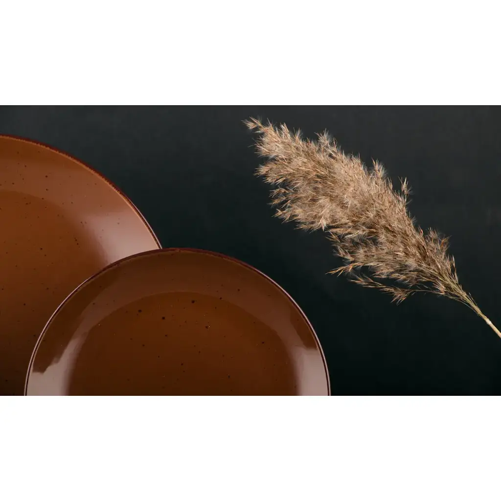 Тарілка обідня Vittora Шоколад 27 см (98787) - фото 2