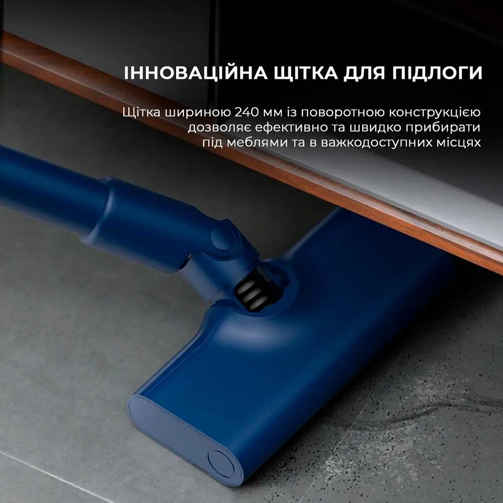 Ручний пилосос Xiaomi Deerma Vacuum Cleaner Blue (DX1000W) - фото 7