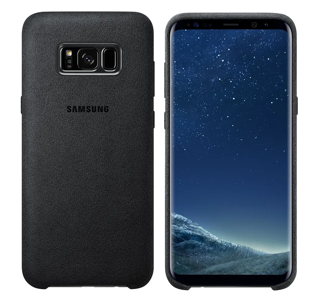 Чохол Alcantara Cover EF-XG955 для Samsung Galaxy S8 Plus (6.2") Black - фото 4