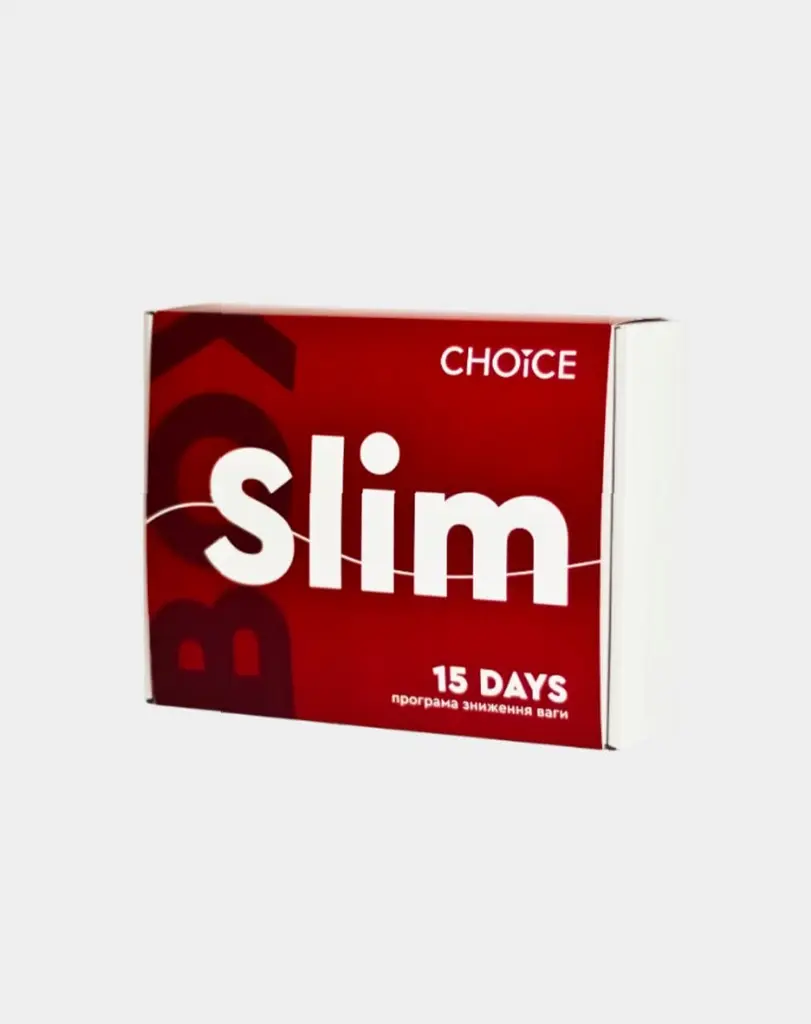 SLIM BOX Choice 15 днів – інтенсивна програма контролю ваги, детокс і жироспалювання
